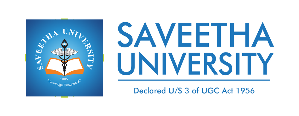 Saveetha University, Chennai.
